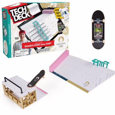 Tech Deck Shane O' Neill's olympic games Paris 2024 X-Connect Park Creator  - 1 μινιατούρα τροχοσανίδα και ράμπα Tech Deck Shane O' Neill's olympic games Paris 2024 X-Connect Park Creator  - 1 μινιατούρα τροχοσανίδα και ράμπα